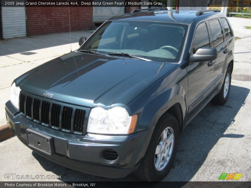 Deep Beryl Green Pearl / Medium Slate Gray 2005 Jeep Grand Cherokee Laredo 4x4