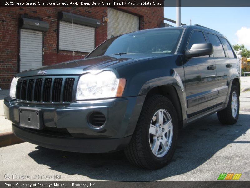 Deep Beryl Green Pearl / Medium Slate Gray 2005 Jeep Grand Cherokee Laredo 4x4