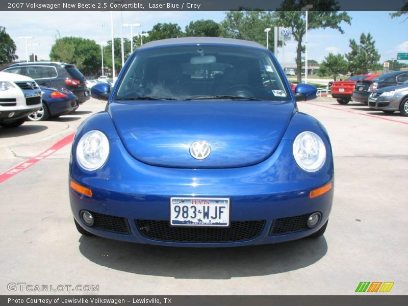 Laser Blue / Grey 2007 Volkswagen New Beetle 2.5 Convertible