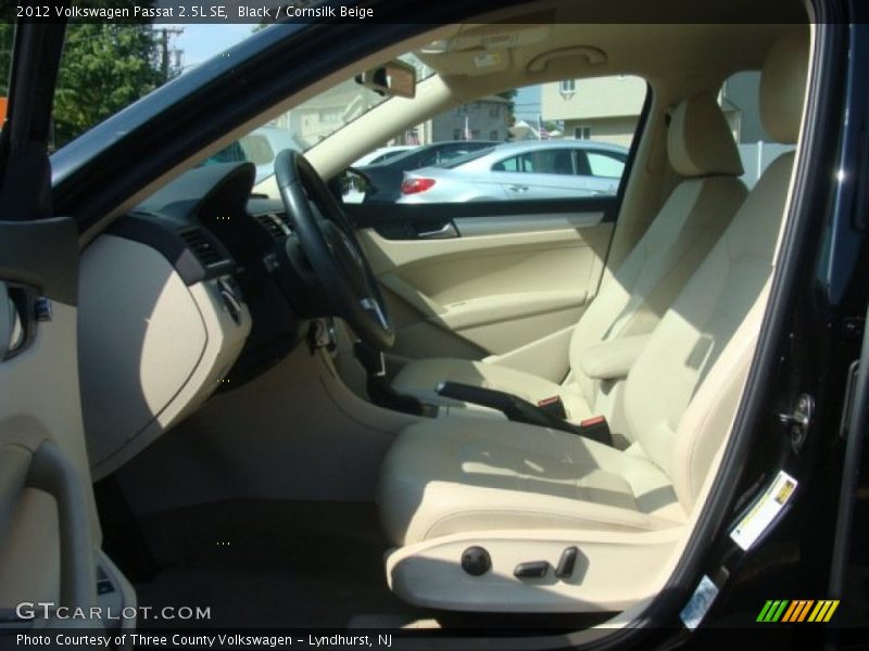 Black / Cornsilk Beige 2012 Volkswagen Passat 2.5L SE