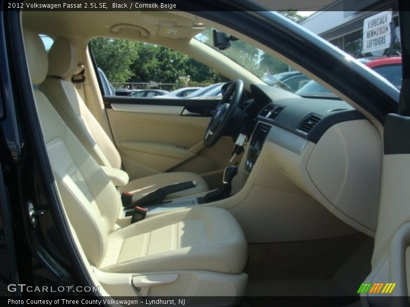 Black / Cornsilk Beige 2012 Volkswagen Passat 2.5L SE