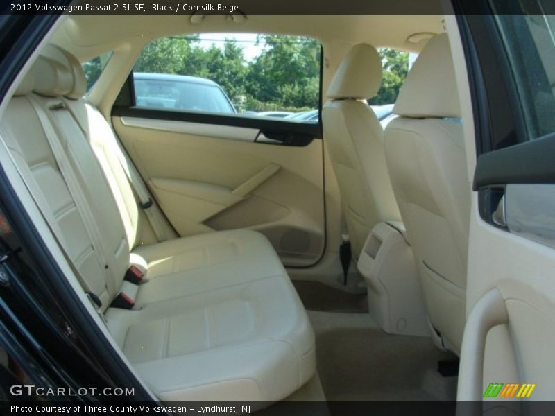 Black / Cornsilk Beige 2012 Volkswagen Passat 2.5L SE