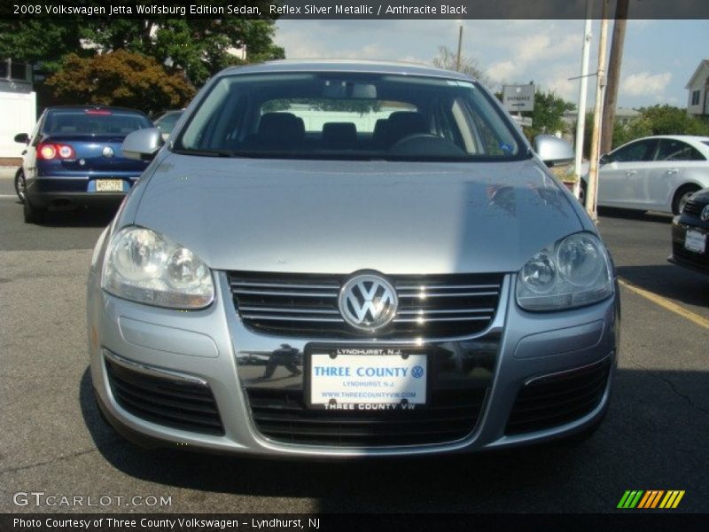 Reflex Silver Metallic / Anthracite Black 2008 Volkswagen Jetta Wolfsburg Edition Sedan
