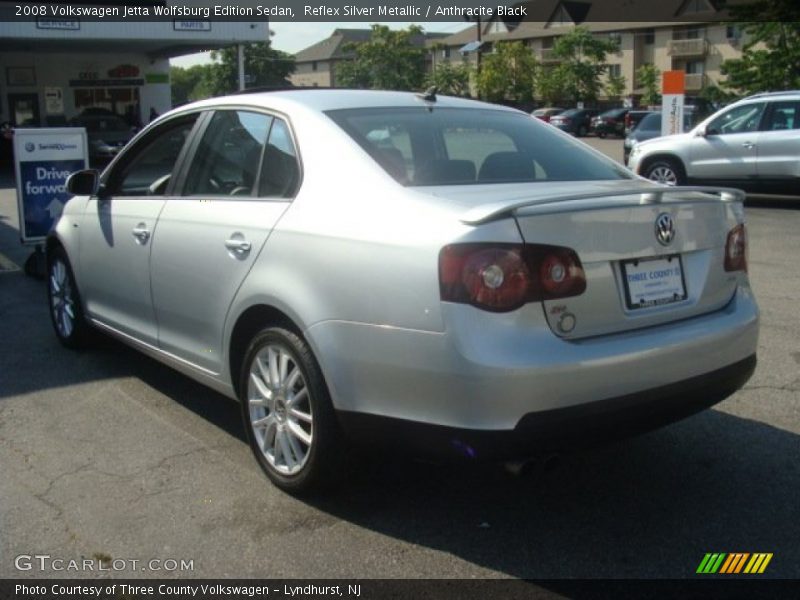 Reflex Silver Metallic / Anthracite Black 2008 Volkswagen Jetta Wolfsburg Edition Sedan