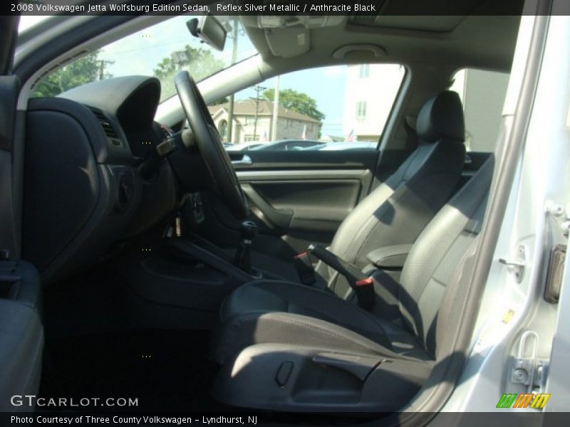 Reflex Silver Metallic / Anthracite Black 2008 Volkswagen Jetta Wolfsburg Edition Sedan