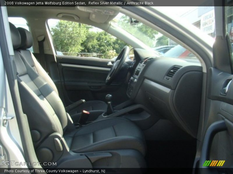 Reflex Silver Metallic / Anthracite Black 2008 Volkswagen Jetta Wolfsburg Edition Sedan