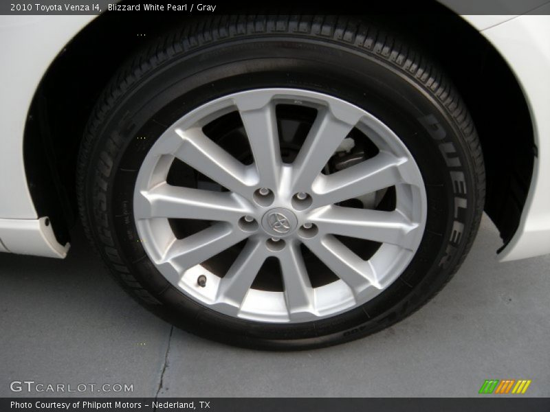 Blizzard White Pearl / Gray 2010 Toyota Venza I4