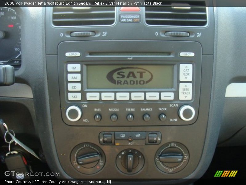 Reflex Silver Metallic / Anthracite Black 2008 Volkswagen Jetta Wolfsburg Edition Sedan