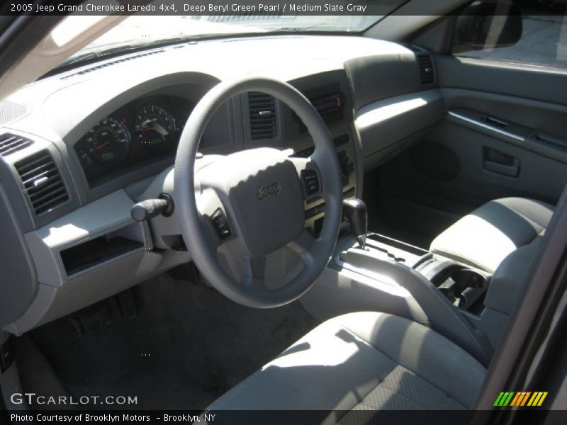 Deep Beryl Green Pearl / Medium Slate Gray 2005 Jeep Grand Cherokee Laredo 4x4