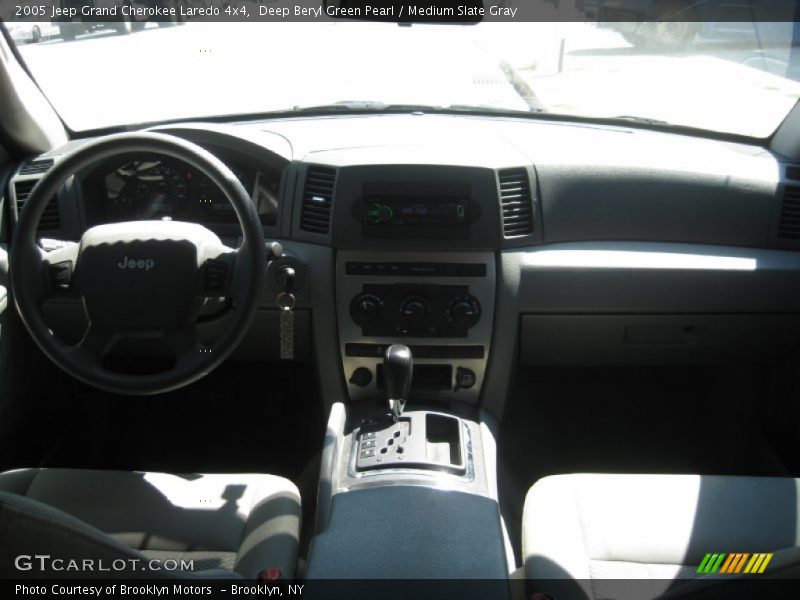 Deep Beryl Green Pearl / Medium Slate Gray 2005 Jeep Grand Cherokee Laredo 4x4