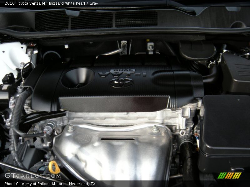 Blizzard White Pearl / Gray 2010 Toyota Venza I4