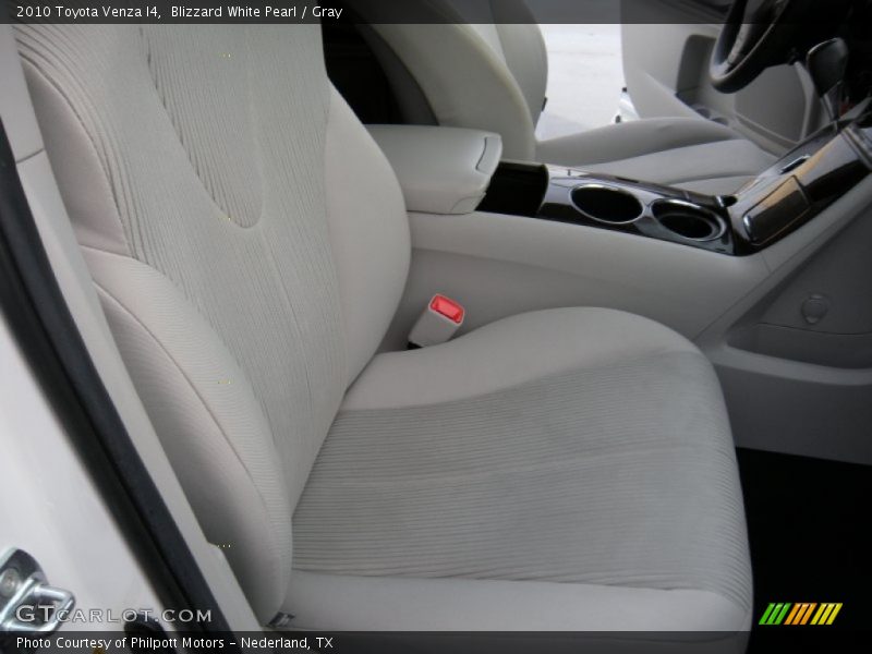 Blizzard White Pearl / Gray 2010 Toyota Venza I4