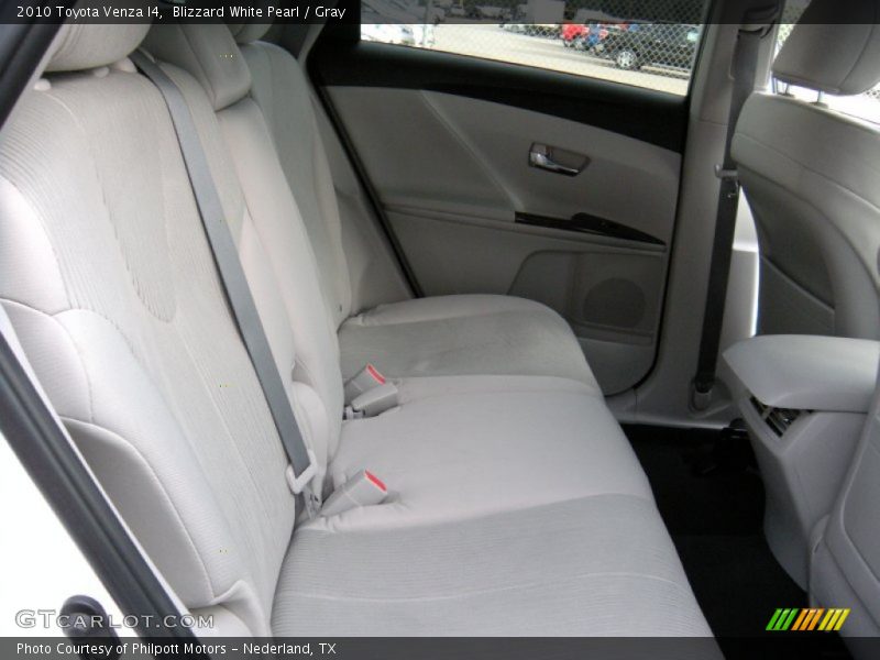 Blizzard White Pearl / Gray 2010 Toyota Venza I4