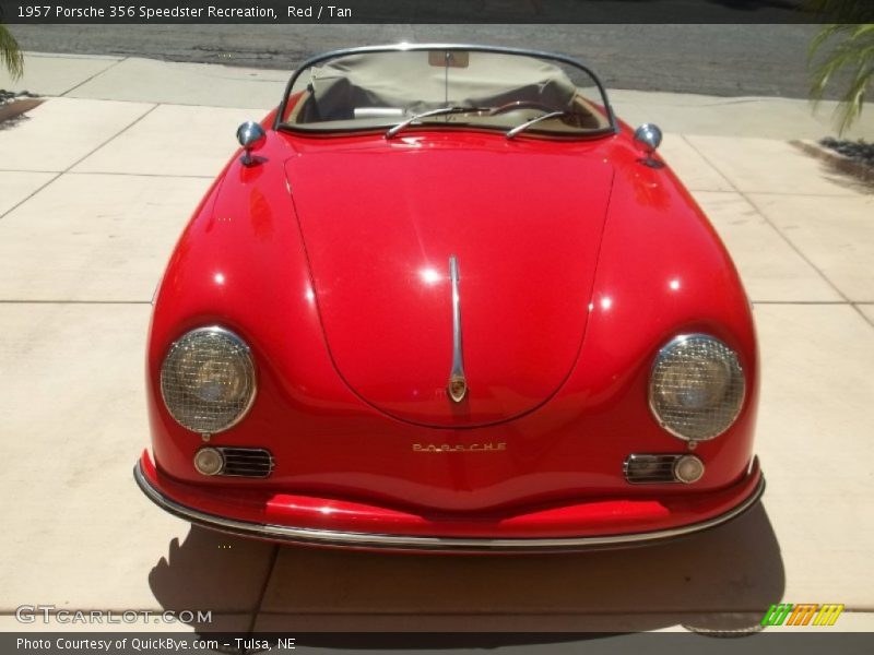 Red / Tan 1957 Porsche 356 Speedster Recreation