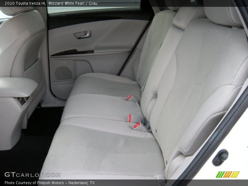Blizzard White Pearl / Gray 2010 Toyota Venza I4