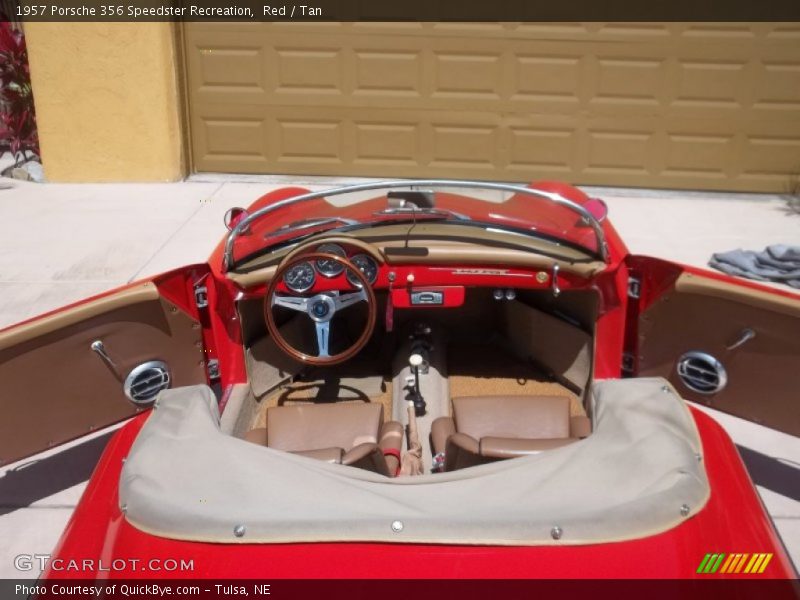 Red / Tan 1957 Porsche 356 Speedster Recreation