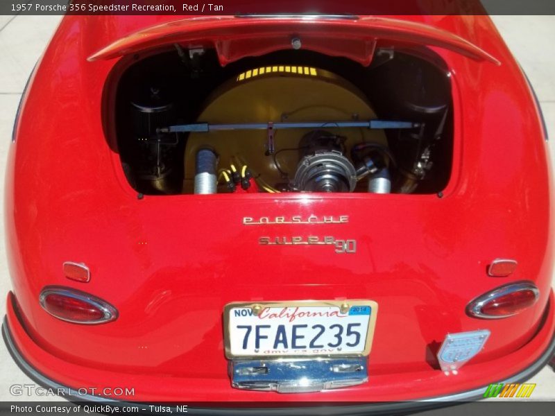 Red / Tan 1957 Porsche 356 Speedster Recreation