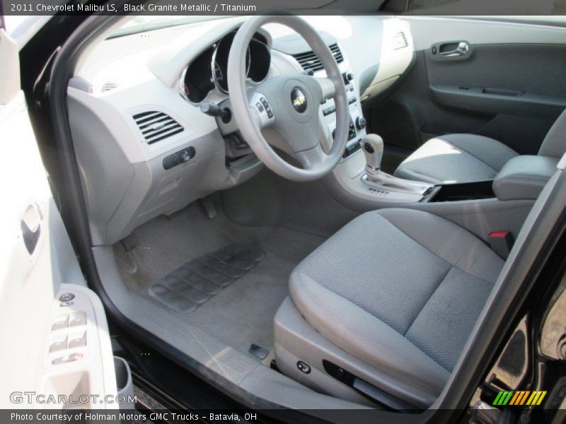 Black Granite Metallic / Titanium 2011 Chevrolet Malibu LS