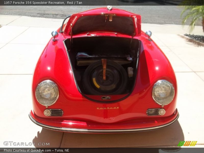 Red / Tan 1957 Porsche 356 Speedster Recreation