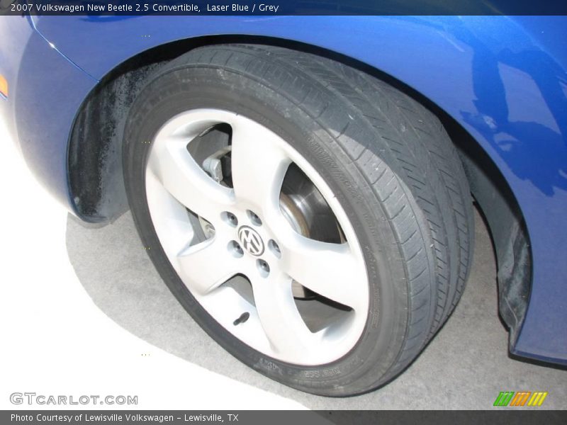 Laser Blue / Grey 2007 Volkswagen New Beetle 2.5 Convertible