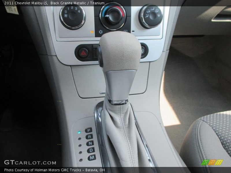 Black Granite Metallic / Titanium 2011 Chevrolet Malibu LS