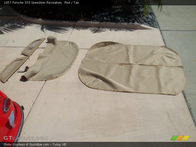 Red / Tan 1957 Porsche 356 Speedster Recreation