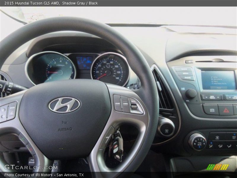 Shadow Gray / Black 2015 Hyundai Tucson GLS AWD