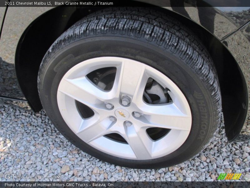 Black Granite Metallic / Titanium 2011 Chevrolet Malibu LS