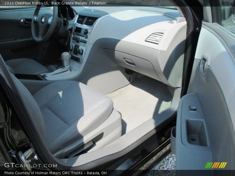 Black Granite Metallic / Titanium 2011 Chevrolet Malibu LS