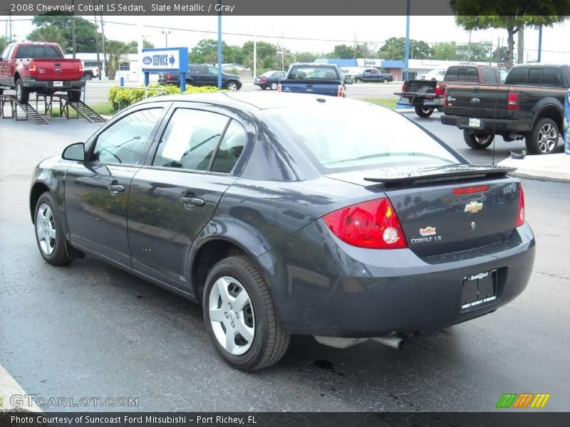 Slate Metallic / Gray 2008 Chevrolet Cobalt LS Sedan