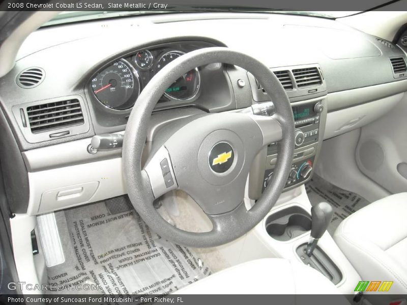 Slate Metallic / Gray 2008 Chevrolet Cobalt LS Sedan