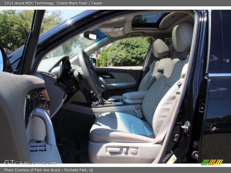 Crystal Black Pearl / Taupe 2011 Acura MDX Technology