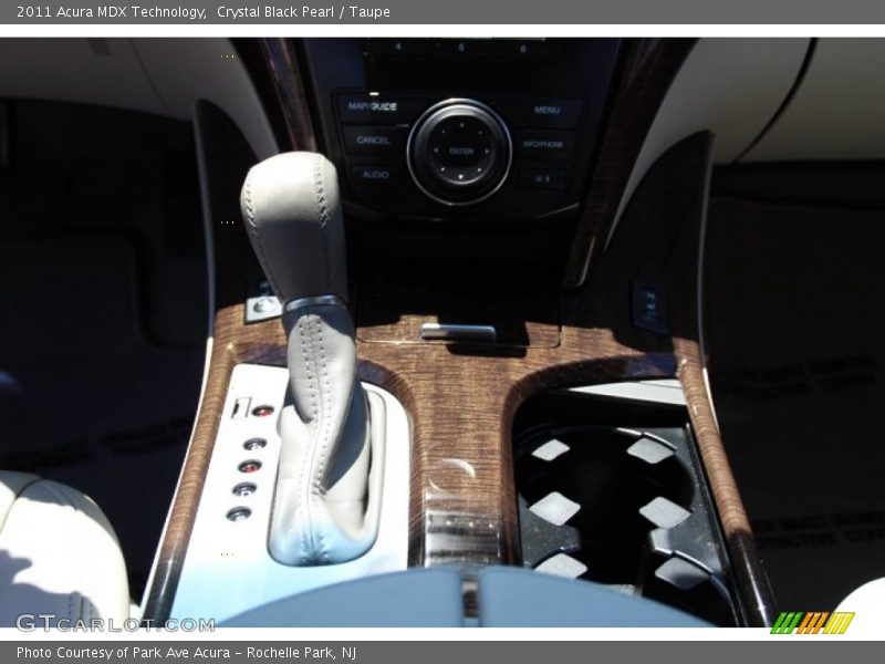 Crystal Black Pearl / Taupe 2011 Acura MDX Technology