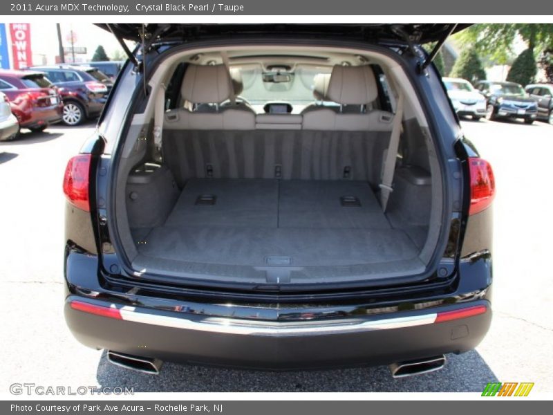 Crystal Black Pearl / Taupe 2011 Acura MDX Technology