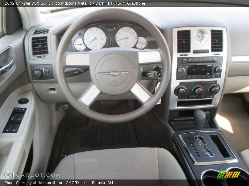 Light Sandstone Metallic / Dark Khaki/Light Graystone 2009 Chrysler 300 LX