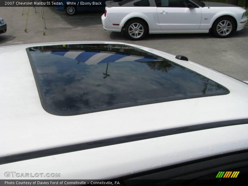 White / Ebony Black 2007 Chevrolet Malibu SS Sedan