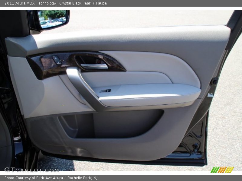 Crystal Black Pearl / Taupe 2011 Acura MDX Technology