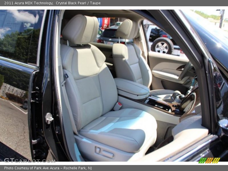 Crystal Black Pearl / Taupe 2011 Acura MDX Technology