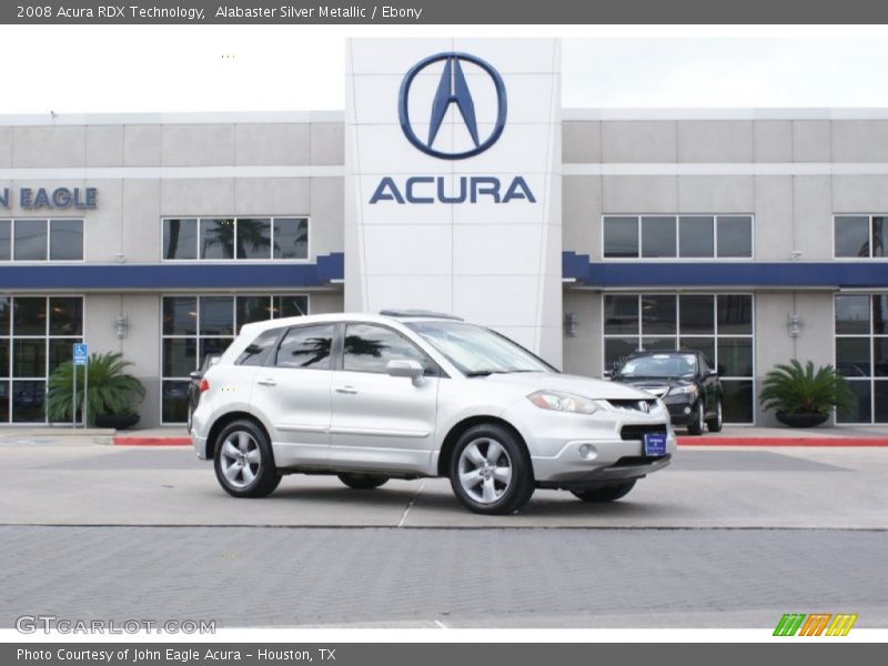 Alabaster Silver Metallic / Ebony 2008 Acura RDX Technology