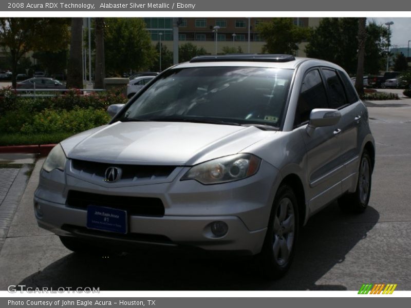 Alabaster Silver Metallic / Ebony 2008 Acura RDX Technology