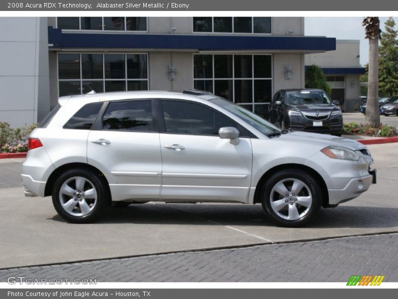 Alabaster Silver Metallic / Ebony 2008 Acura RDX Technology