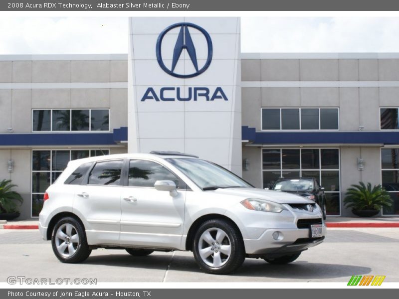 Alabaster Silver Metallic / Ebony 2008 Acura RDX Technology
