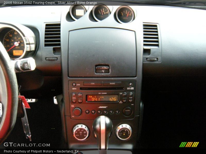 Silver Alloy / Burnt Orange 2008 Nissan 350Z Touring Coupe