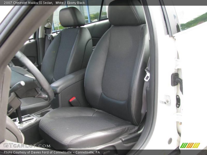White / Ebony Black 2007 Chevrolet Malibu SS Sedan