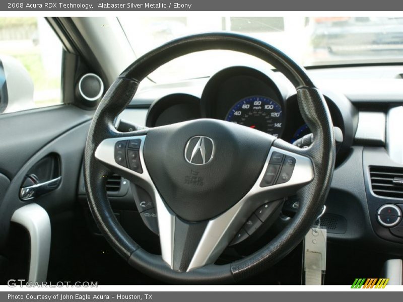 Alabaster Silver Metallic / Ebony 2008 Acura RDX Technology