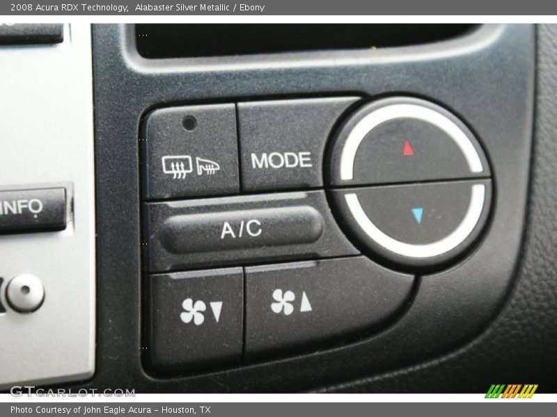 Alabaster Silver Metallic / Ebony 2008 Acura RDX Technology