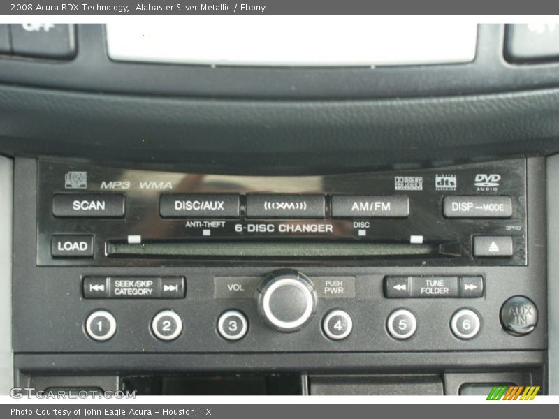 Alabaster Silver Metallic / Ebony 2008 Acura RDX Technology
