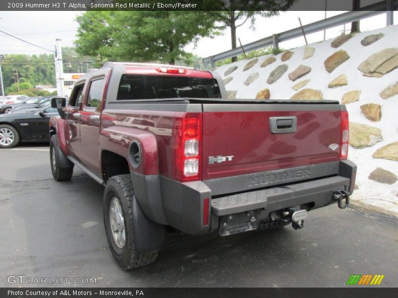 Sonoma Red Metallic / Ebony/Pewter 2009 Hummer H3 T Alpha
