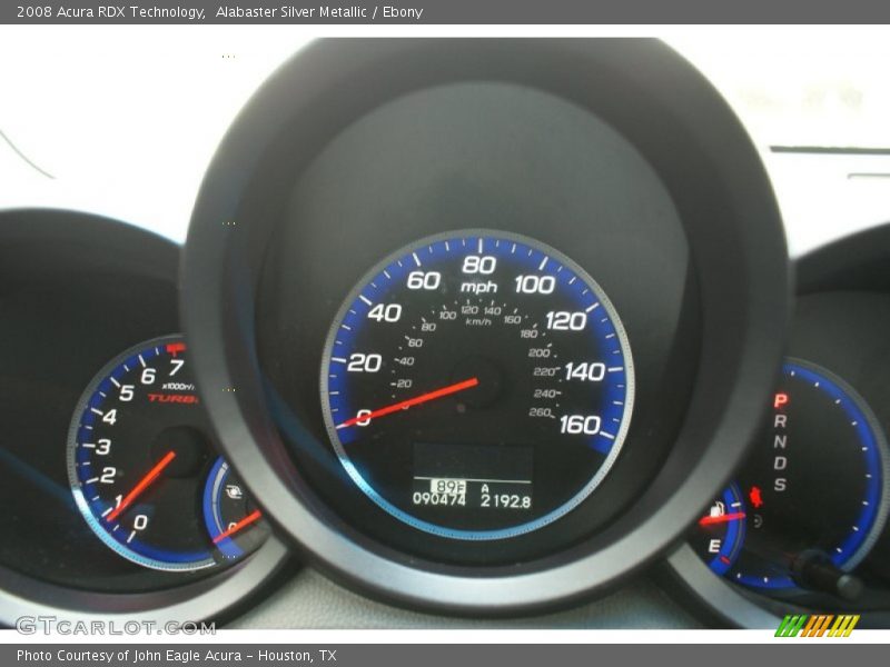 Alabaster Silver Metallic / Ebony 2008 Acura RDX Technology