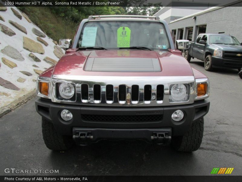 Sonoma Red Metallic / Ebony/Pewter 2009 Hummer H3 T Alpha